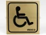 Semn indicator toaleta handicap