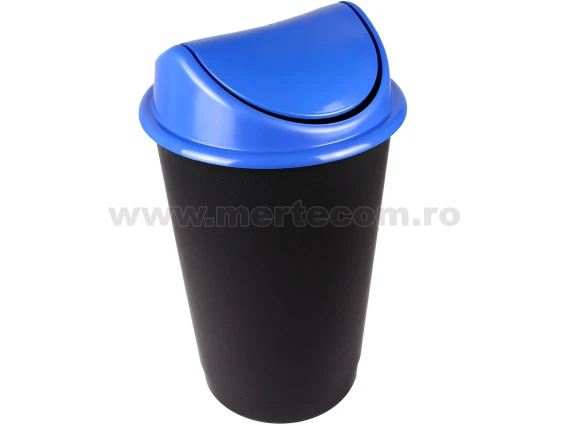 Cos gunoi colectare selectiva 60 litri Delta H-70 cm (Albastru)