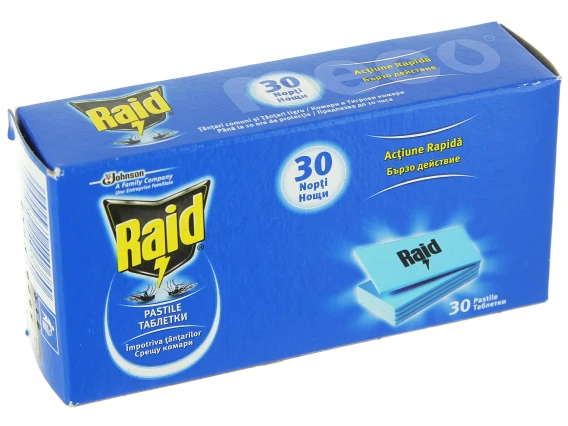 Pastile anti-tantari Raid 30buc