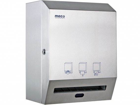 Dispenser din inox pentru prosoape de hârtie rola cu senzor Meco TD20K