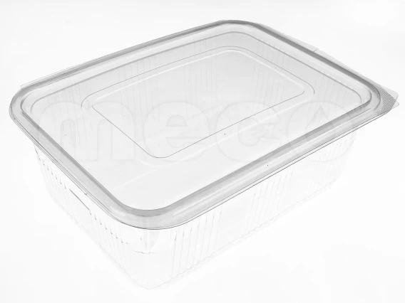 Caserole transparente cu capac PET 2000cc