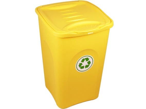 Cos gunoi colectare selectiva BeGreen 50 litri H-53 cm ( Galben)