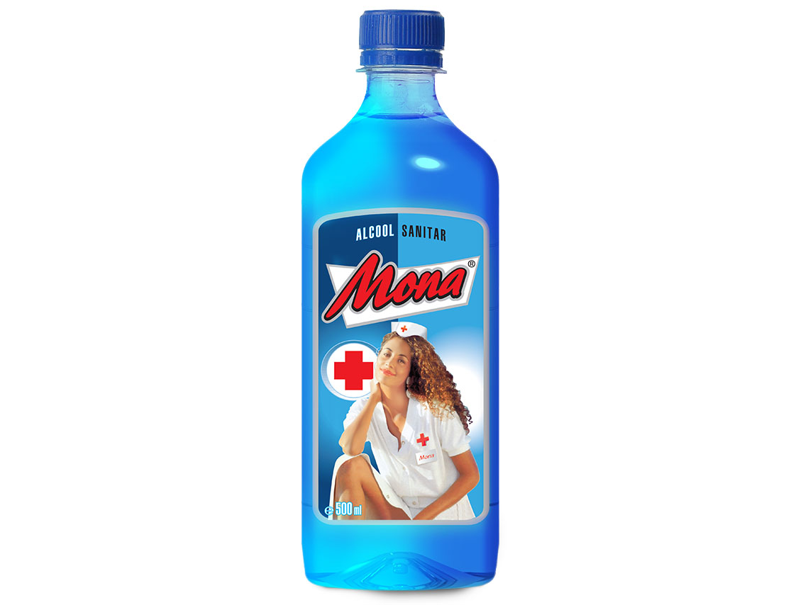 retail Senate circuit Spirt alcool sanitar Mona 500ml - Mertecom.ro