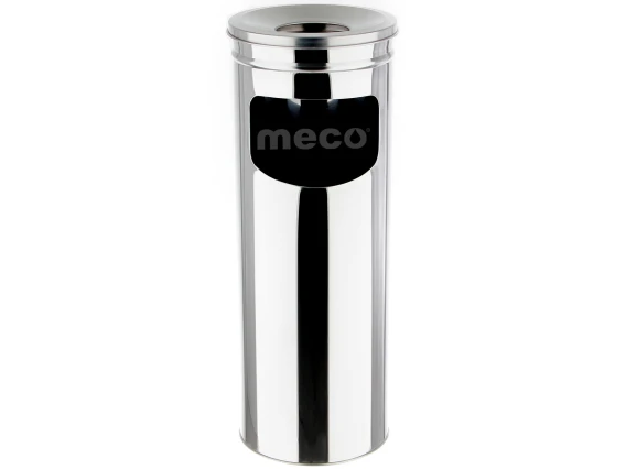 Cos gunoi scrumiera inox Meco Q22cm H-60cm