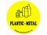 Etichete rotunde pt cosuri colectare selectiva 19cm (Galben - plastic si metal) - 1