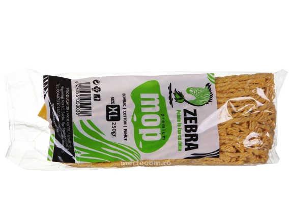 Rezerva mop bumbac Galben Zebra 250gr