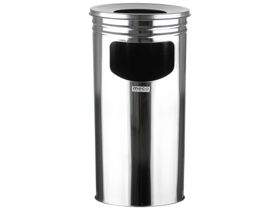 Cos gunoi scrumiera inox Meco M0283 Q30cm H-60cm
