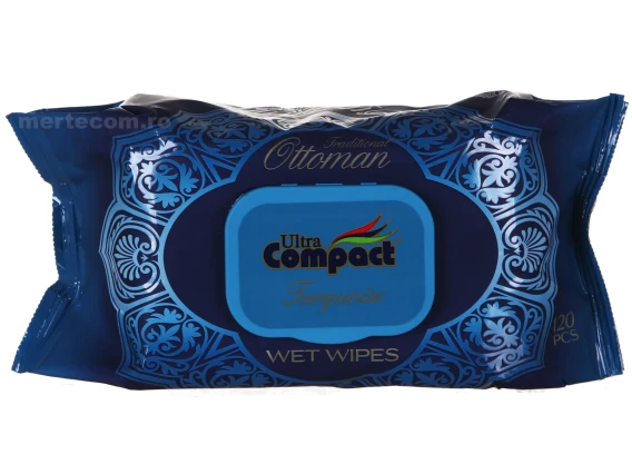 Servetele umede cu capac Ultra Compact 120buc
