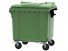 Container plastic verde coletare selectiva 1100 litri - 1