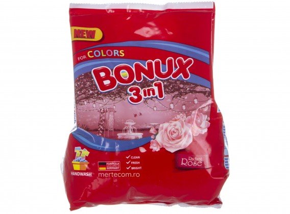 Detergent manual rufe Bonux 3in1 400g (Radiant Rose)