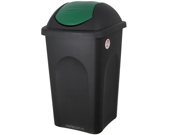 Cos gunoi colectare selectiva Black Multi 60 litri H-67 cm (Verde)