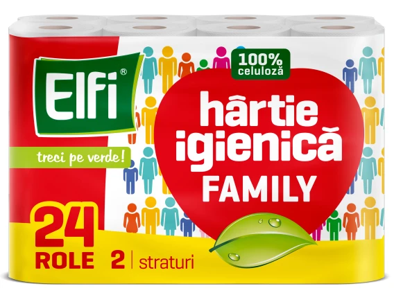 Hartie igienica Elfi 24role 2straturi