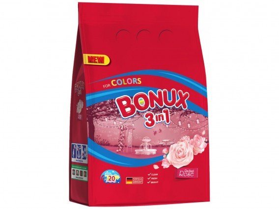 Detergent automat rufe Bonux 2kg Radiant Rose
