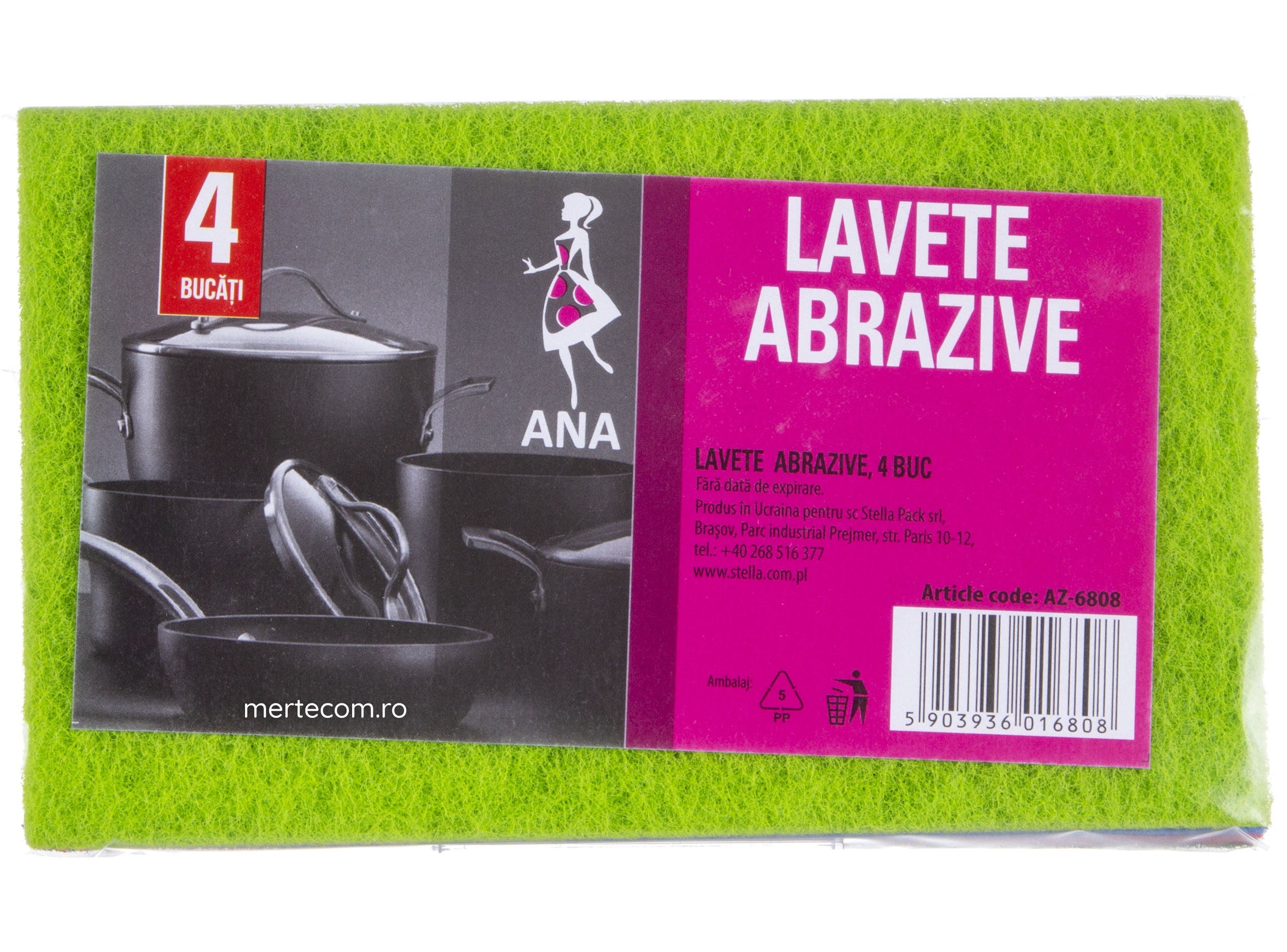Company America Moist Lavete abrazive Ana 4bucati - Mertecom.ro