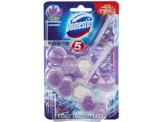 Odorizant pentru toaleta Domestos Power 55gr 2bucati (Lavanda)