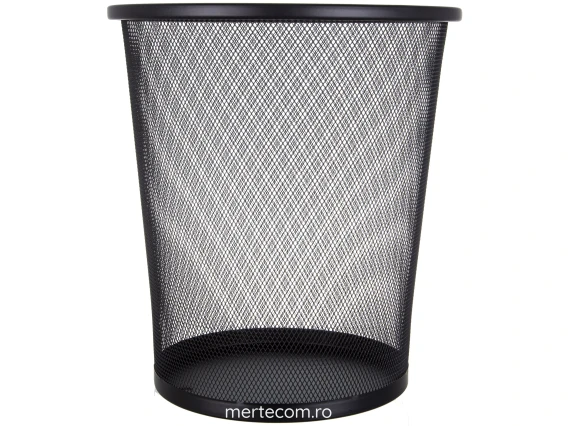 Cos gunoi birou sita negru 12litri H-30cm