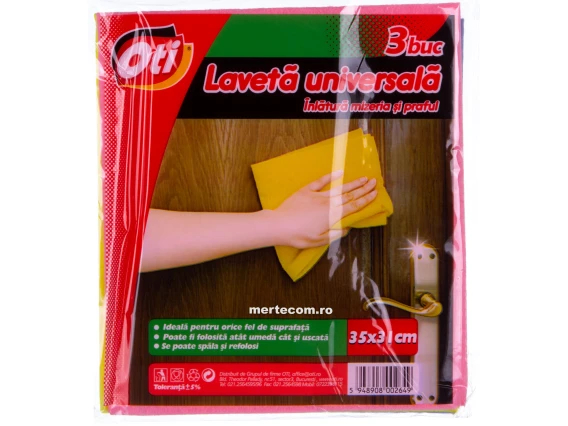 Lavete universale OTI 3buc 35X31 cm