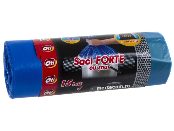 Saci menajeri cu snur Oti 35 litri 15 bucati