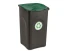 Cos gunoi colectare selectiva EcoGreen 50 litri H56cm (Verde)