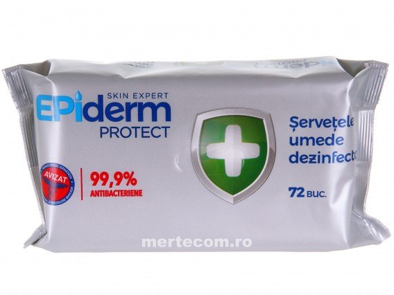 Servetele umede dezinfectante Epiderm Protect 72buc