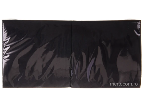 Servetele masa colorate Papely 33cmx33cm 2straturi 250bucati Negru