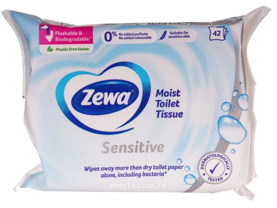 Hartie igienica umeda Zewa 42bucati (Sensitive)