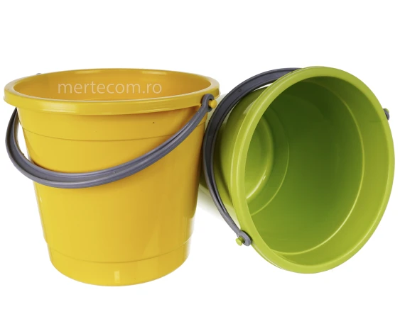 Galeata plastic rezistenta 5 litri Alisan diverse culori