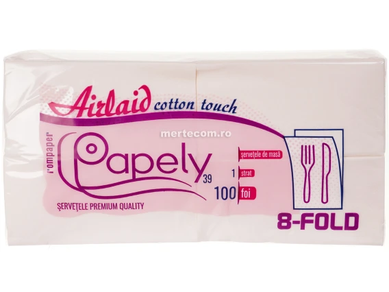 Servetele masa Premium Papely Airlaid 1str impaturite in 8 100bucati