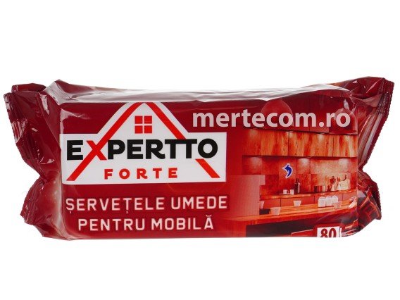 Servetele umede mobila Expertto Forte 80 buc/set
