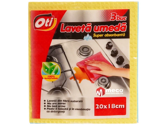 Lavete umede oti 20x18cm 3/set