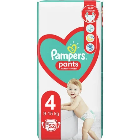 Pampers pants numarul 4 52 bucati