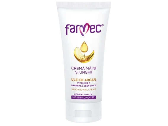 Crema de maini si unghii cu ulei de argan Farmec 100ml