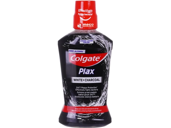 Apa de gura Colgate Plax White+Charcoal 500ml
