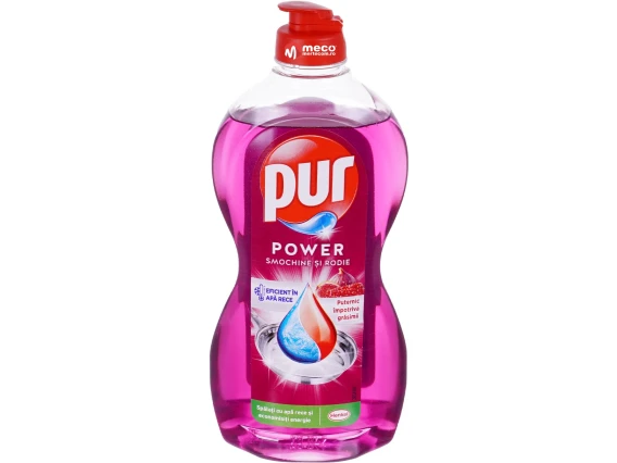 Detergent lichid pentru vase Pur 450 ml (Smochine si rodie)