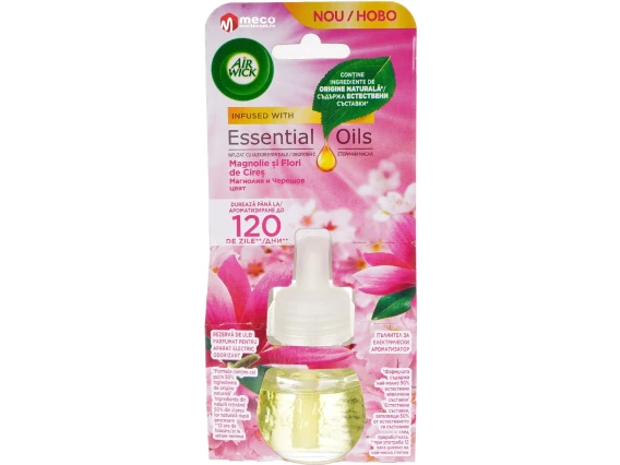 Rezerva aparat odorizant electric Air Wick 19ml (Magnolie)