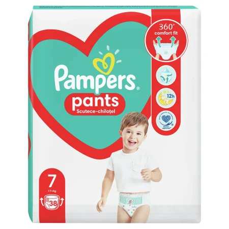 Pampers pants numarul 7 38bucati