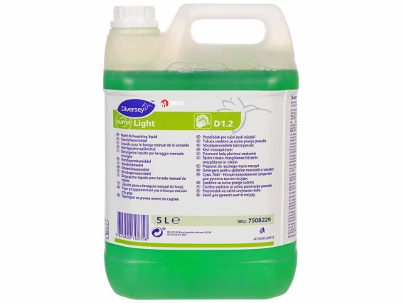 Detergent lichid pentru spalarea manuala a vaselor 5L Suma Light