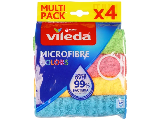 Lavete microfibra color Vileda 4 bucati
