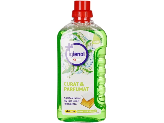 Solutie concentrata pardoseli Igienol Curat & Parfumat (Poiana cu Lacramioare) 1L