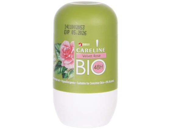 Deodorant roll on Careline Bio 75ml (Velvet Rose)