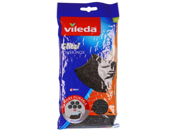 Bureti pentru inox Vileda Glitzi Power 10x9x2cm 2buc