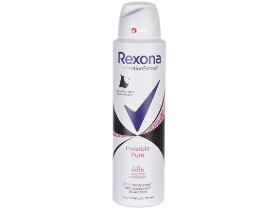 Deodorant spray Rexona 150ml (Invisible Pure)