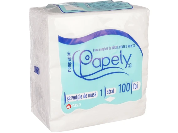 Servetele masa Papely 1str 100 foi 33x33cm
