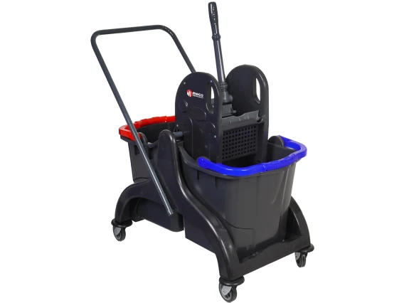 Carucior curatenie profesional 2 galeti x 25 litri MZED3225
