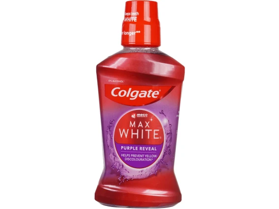 Apa de gura Colgate Max White Purple Reveal 500 ml
