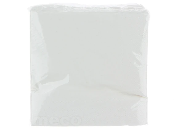Servetele masa colorate Alia 33x33cm 2str 150buc Alb