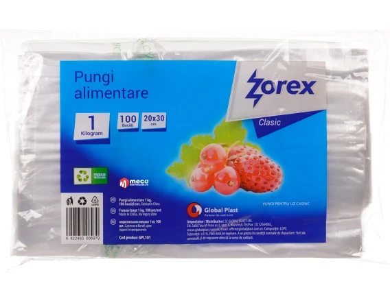 Pungi congelator Zorex 1 kg 100 bucati