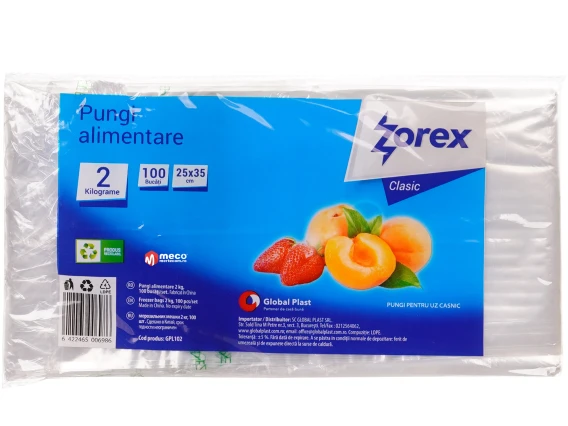 Pungi congelator Zorex 2 kg 100 bucati