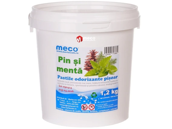 Pastile pisoar pin si menta Meco 1,2kg 100buc
