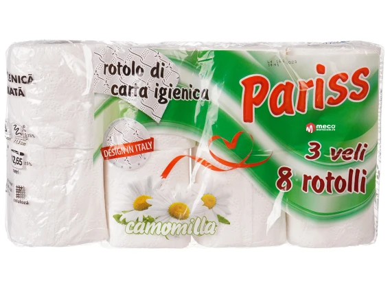 Hartie igienica Pariss 8 role 3 straturi